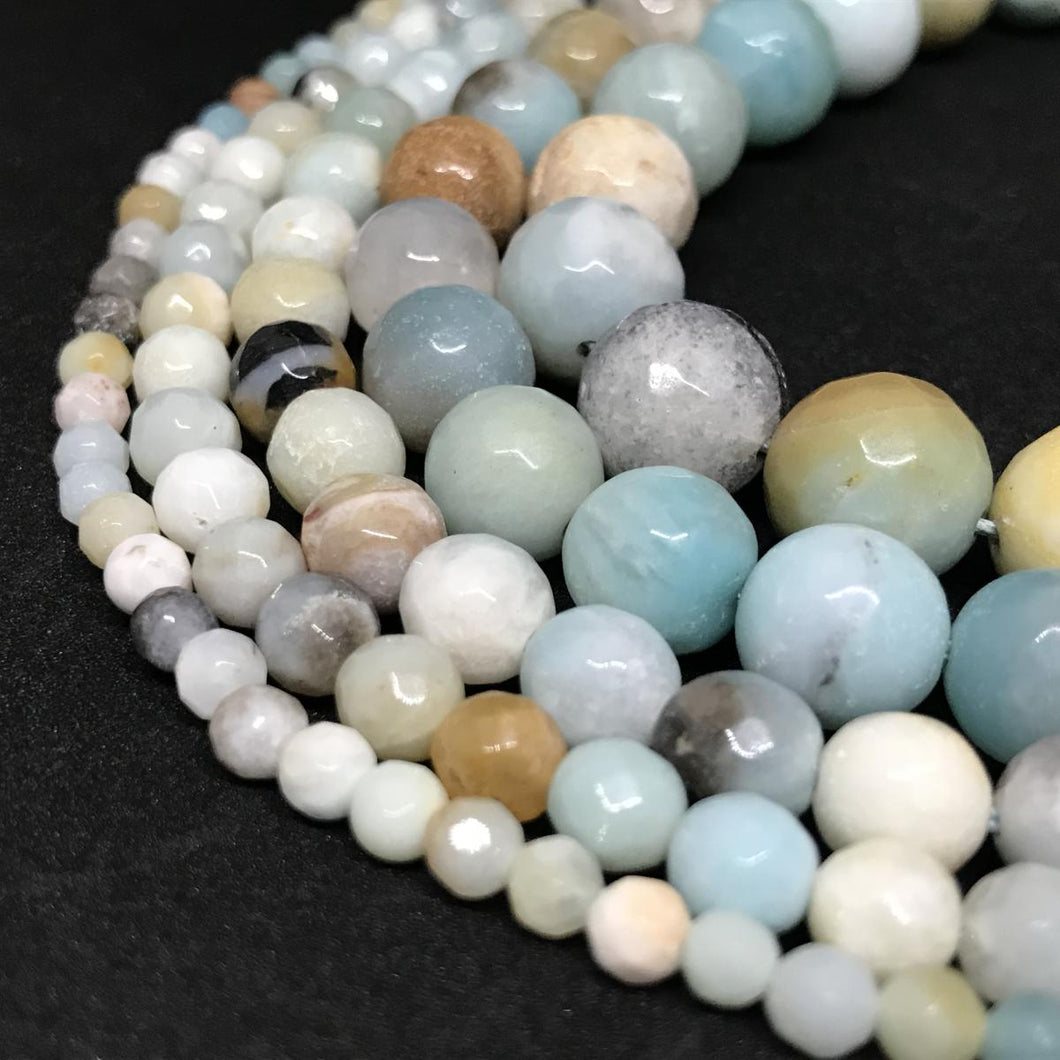 AMAZONITA DEL BOSQUE | FACETADO | CLASE B | 10MM