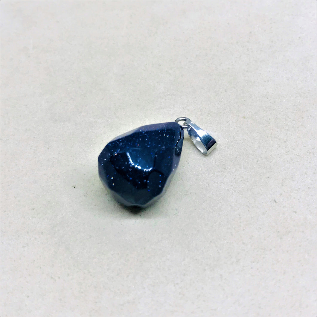 COLGANTE DE PIEDRA | GOTA FACETADA | TIPO PERA | 20MM | LLUVIA DE ESTRELLAS