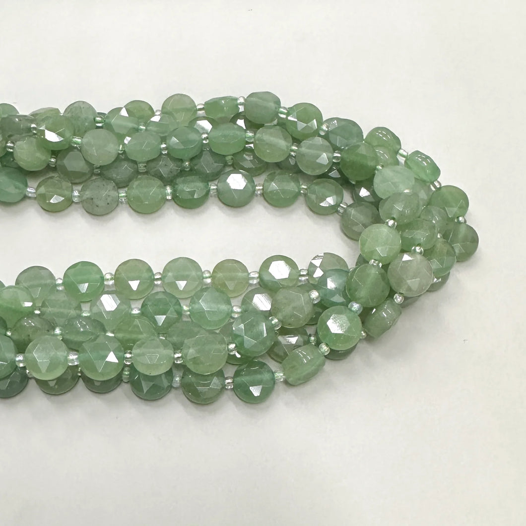 JADE | COIN FACETADO | 10MM