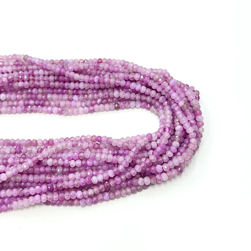 AGATA RONDELL FACETADA | 4MM | MALVA CLARO MATIZADO