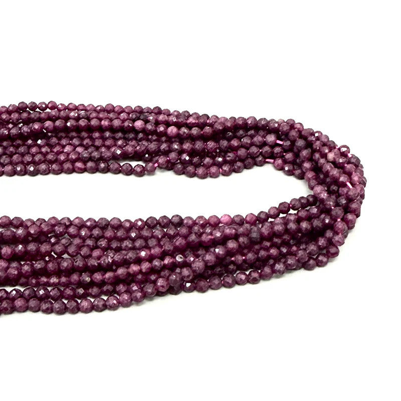 RUBI OPACO | MINI FACETADA | 3.6MM