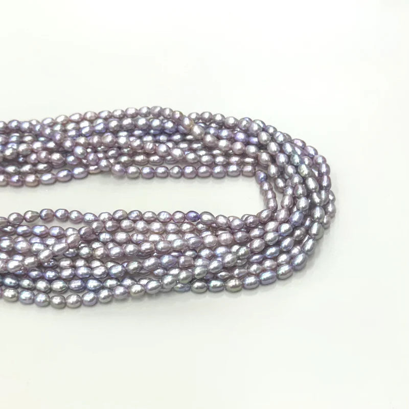 PERLA DE RIO | ARROZ | 4MM | LILA TORNASOL