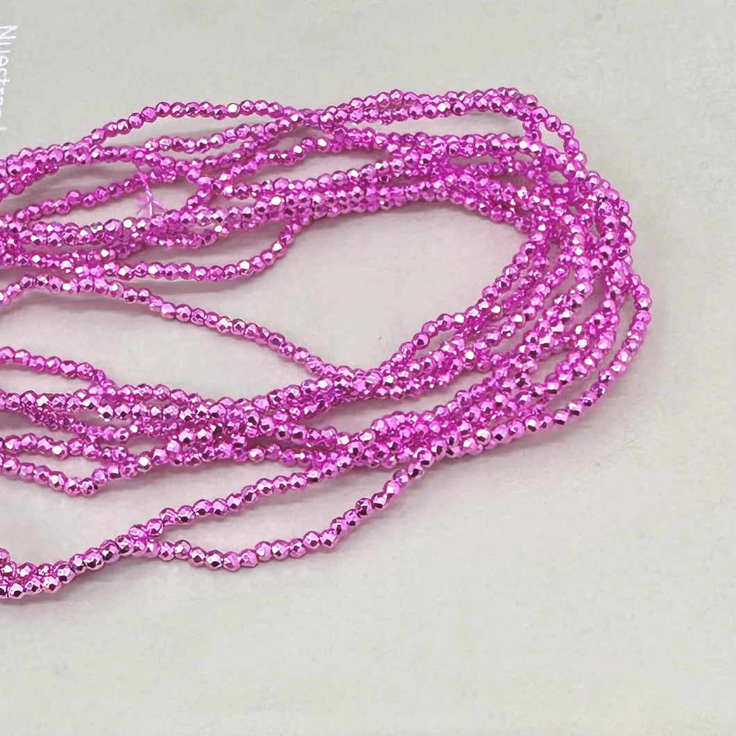 HEMATITA FACETADA | 2MM | FUCSIA INTENSO | co.13
