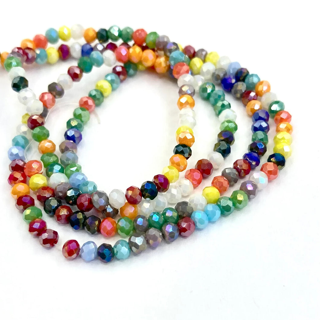 CRISTAL CHATO | 3MM | MULTICOLOR OSCURO TORNASOL