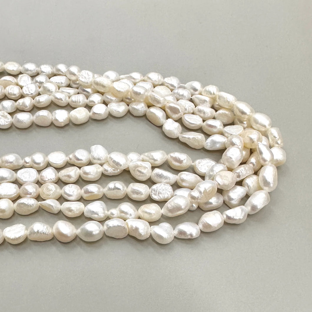 PERLA DE RIO PLANO ALARGADO IRREGULAR | 9X7MM | HH-6157