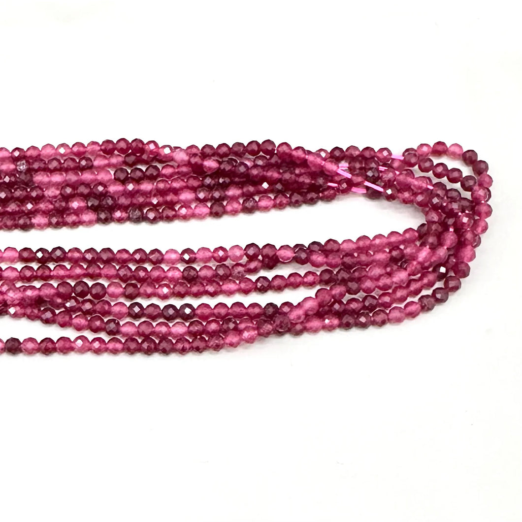 RUBI MATIZADO | MINI FACETADO | 3.4MM | co.3