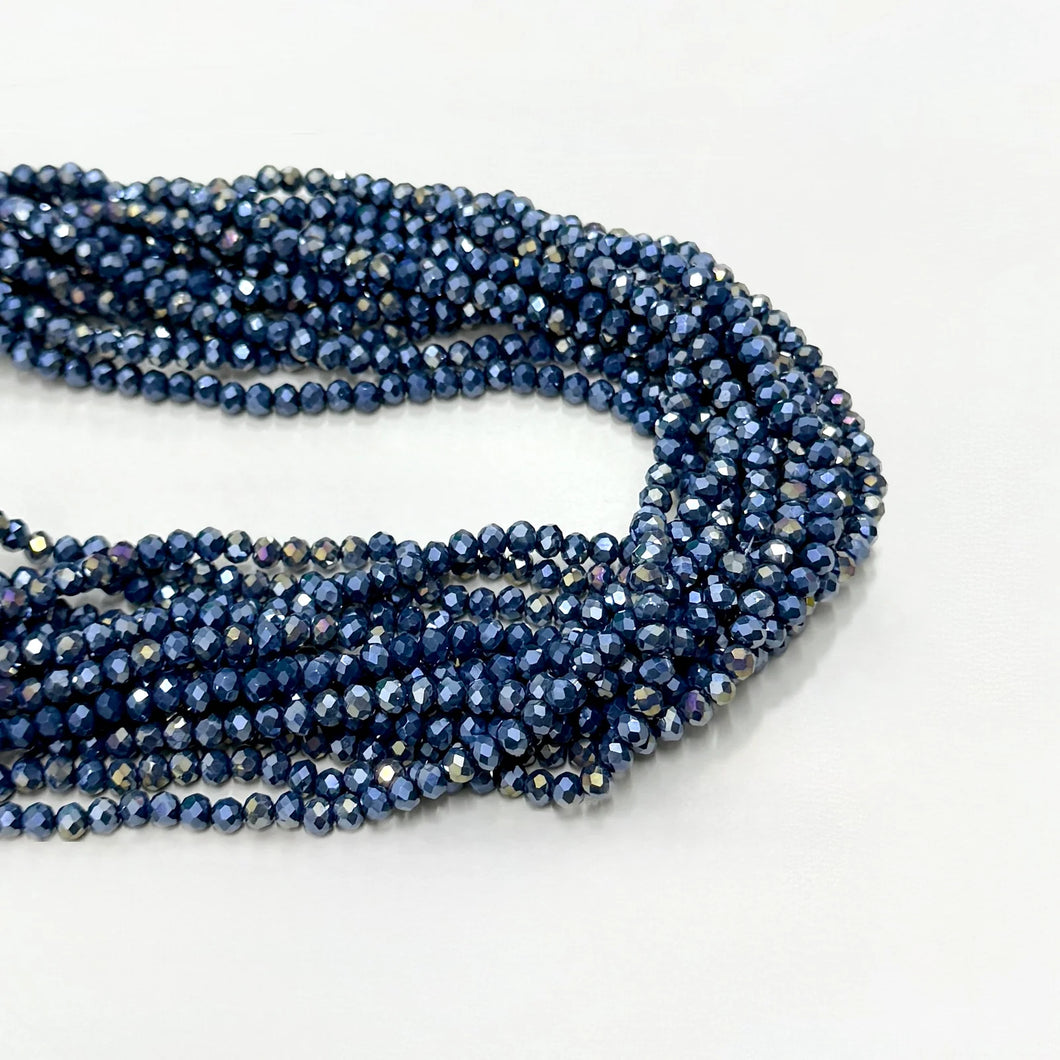 CRISTAL CHATO | 4MM | AZUL PETROLEO TORNASOL