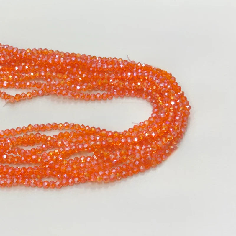 CRISTAL CHATO | 4MM | NARANJA TRASLUCIDO TORNASOL