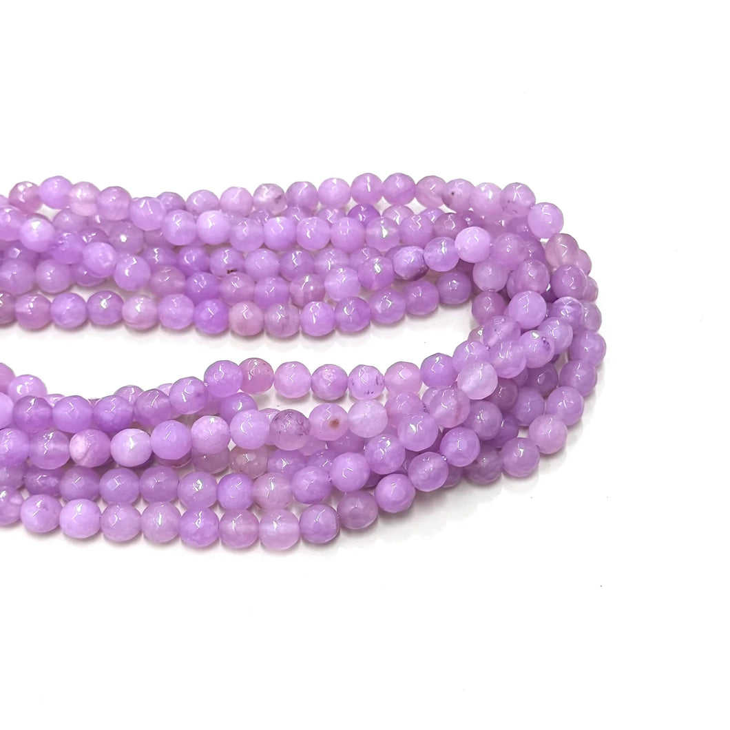 AGATA FACETADA | 8MM | MALVA