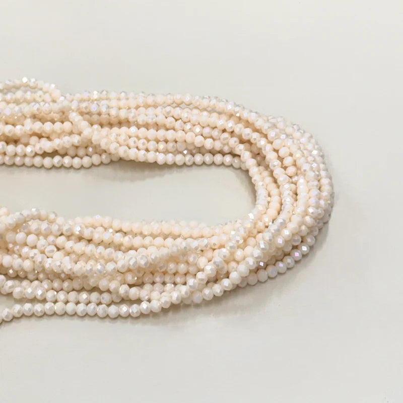 CRISTAL CHATO | 4MM | CREMA CLARO TORNASOL