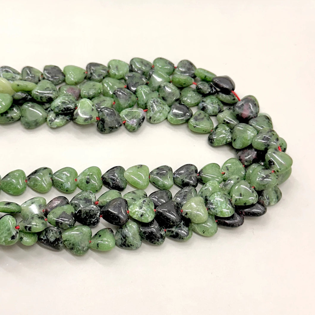 CORAZON | 10MM | ZOISITA RUBI