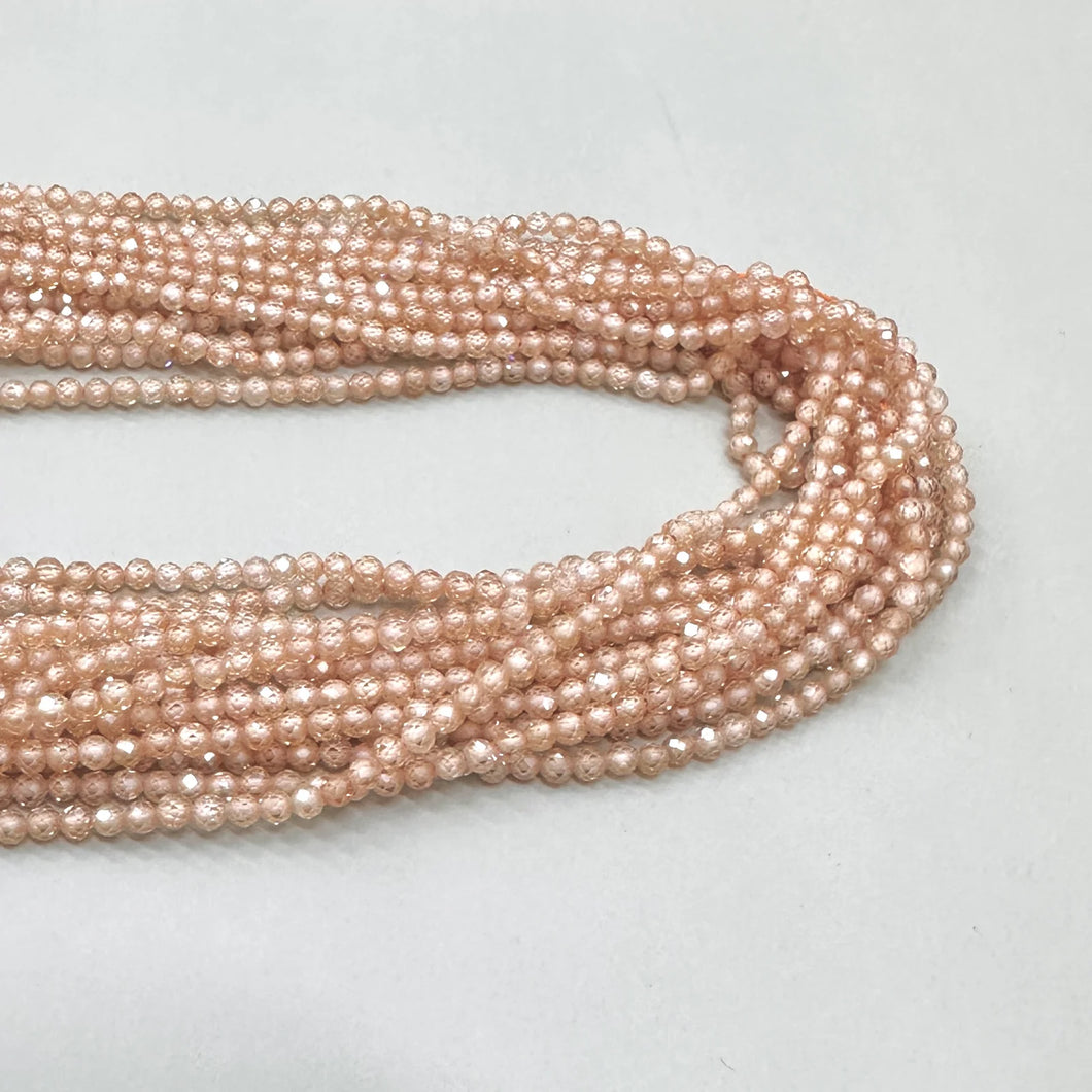 PIEDRAS NATURALES | MINI | CIRCONITA | BEIGE CLARO | 3MM