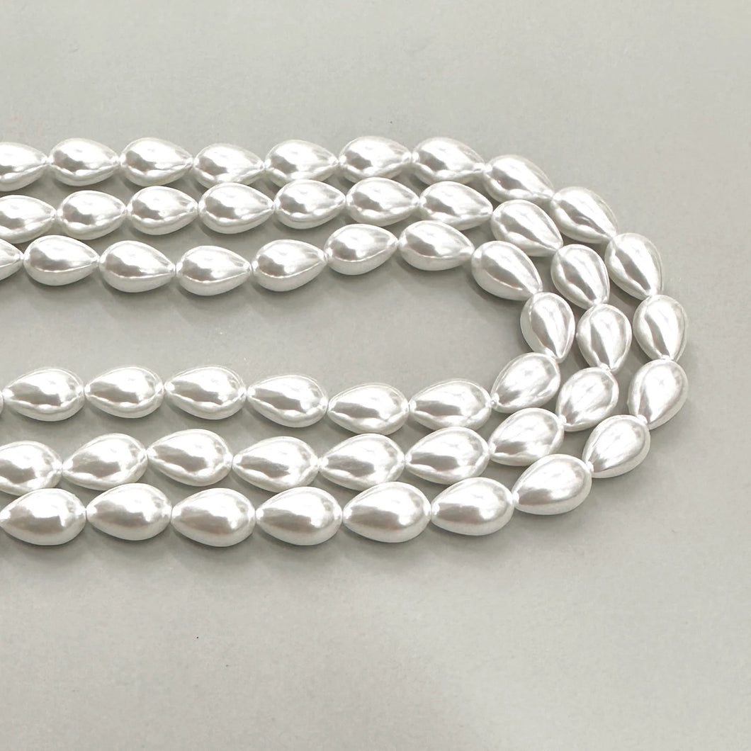 GOTA PERLA SHELL | 12MM | BLANCO