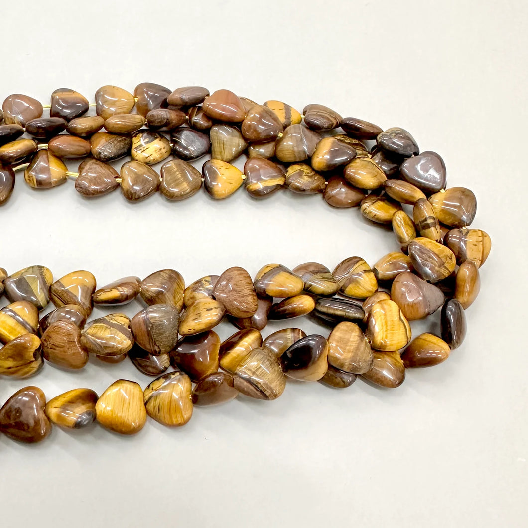 CORAZON | 10MM | OJO DE TIGRE