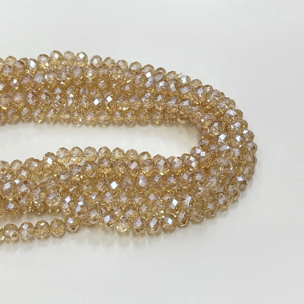 CRISTAL CHATO | 8MM | CHAMPAGNE TRASLUCIDO SATIN