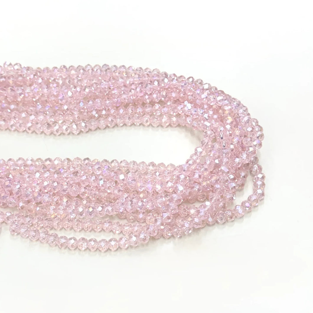CRISTAL CHATO | 4MM | ROSADO CLARO TRASLUCIDO TORNASOL