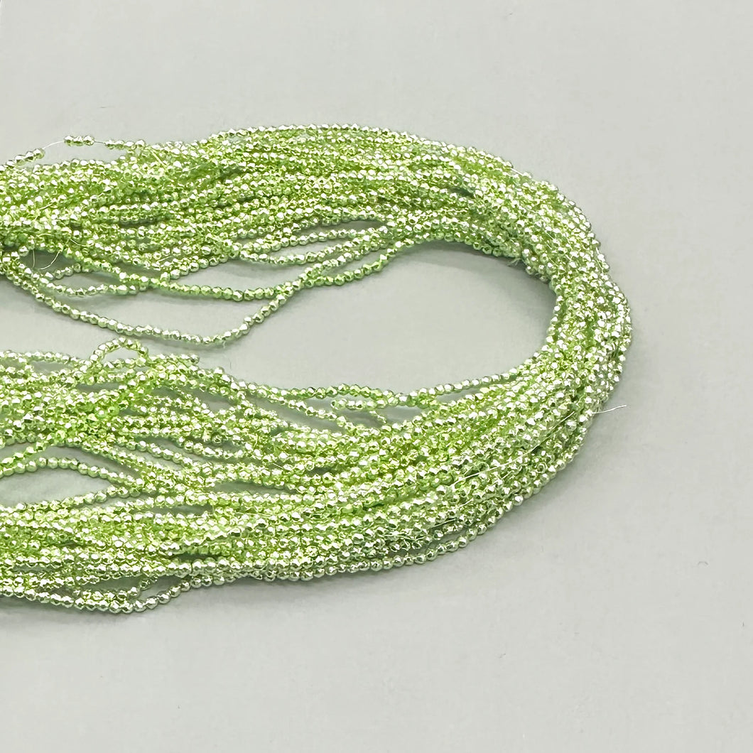 HEMATITA FACETADA | 2MM | VERDE MANZANA | co.23