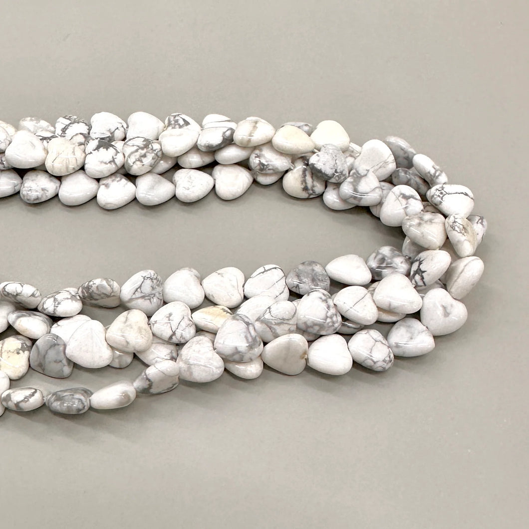 CORAZON | 10MM | HOWLITA BLANCA