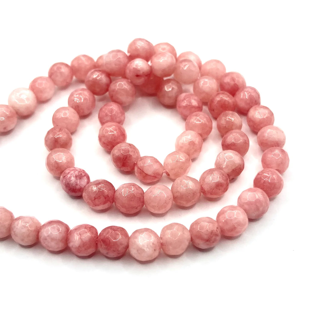 AGATA FACETADA | 6MM | ROSADO VIEJO