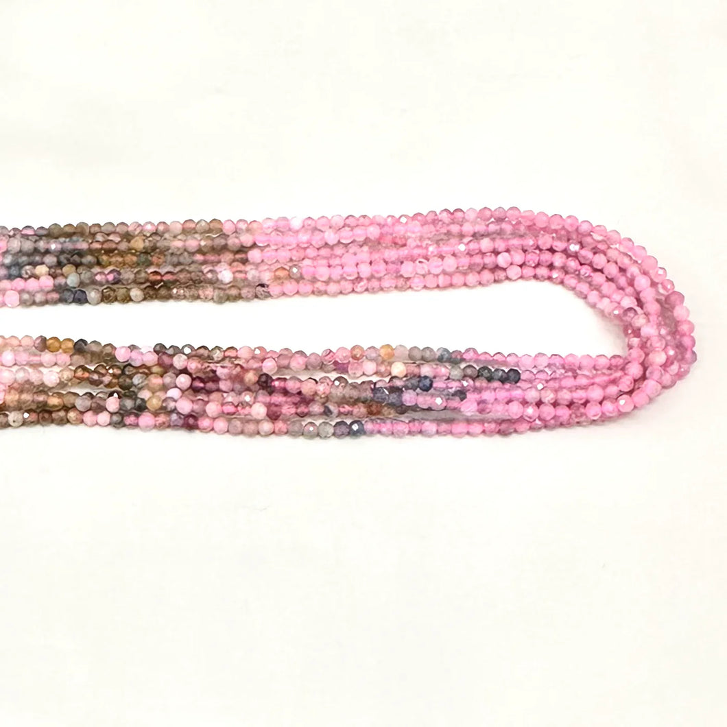 PIEDRAS NATURALES | MINI FACETADO | TURMALINA SANDIA | 2.2MM | co.13