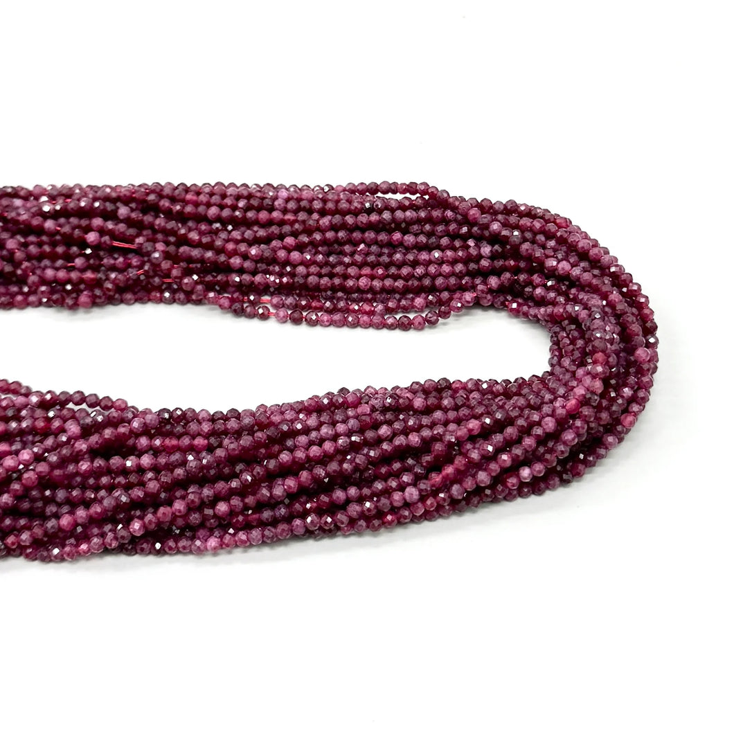 RUBI OPACO | MINI FACETADA | 2.5MM