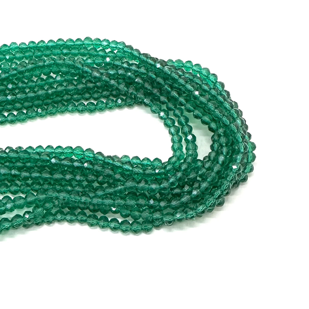 Cristal Chato | 4mm | Verde Traslucido