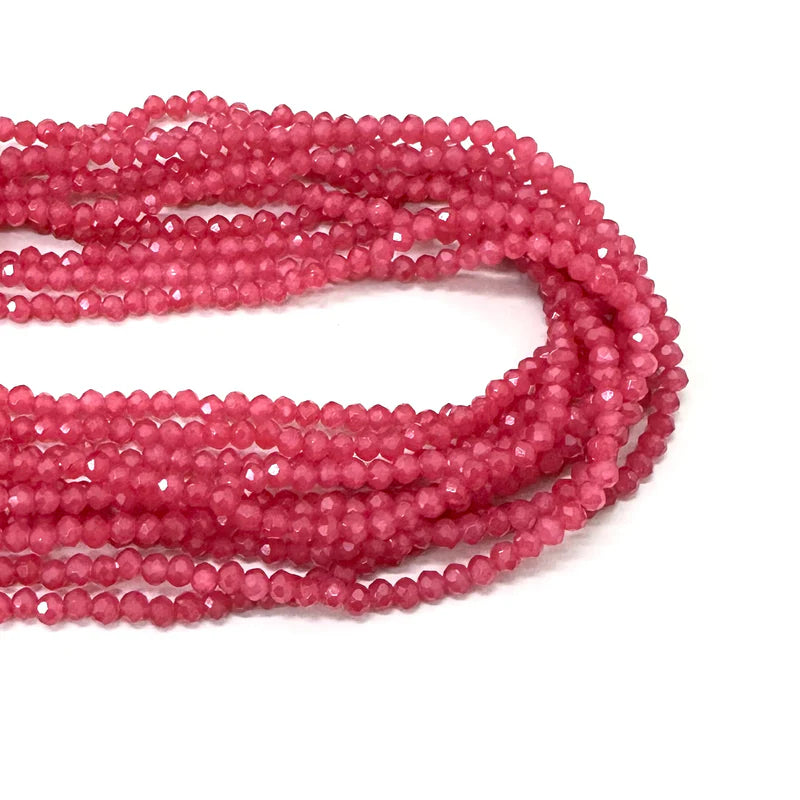 CRISTAL CHATO | 4MM | ROJO SANDIA OPALESCENTE 162