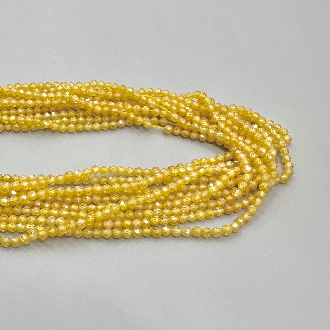 PIEDRAS NATURALES | MINI | CIRCONITA | AMARILLO |  3MM