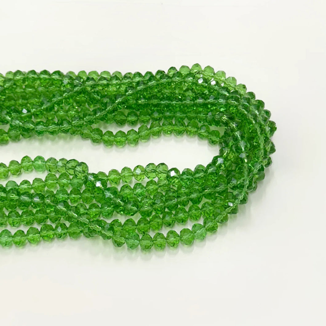 CRISTAL CHATO | 8MM | VERDE TRASLUCIDO