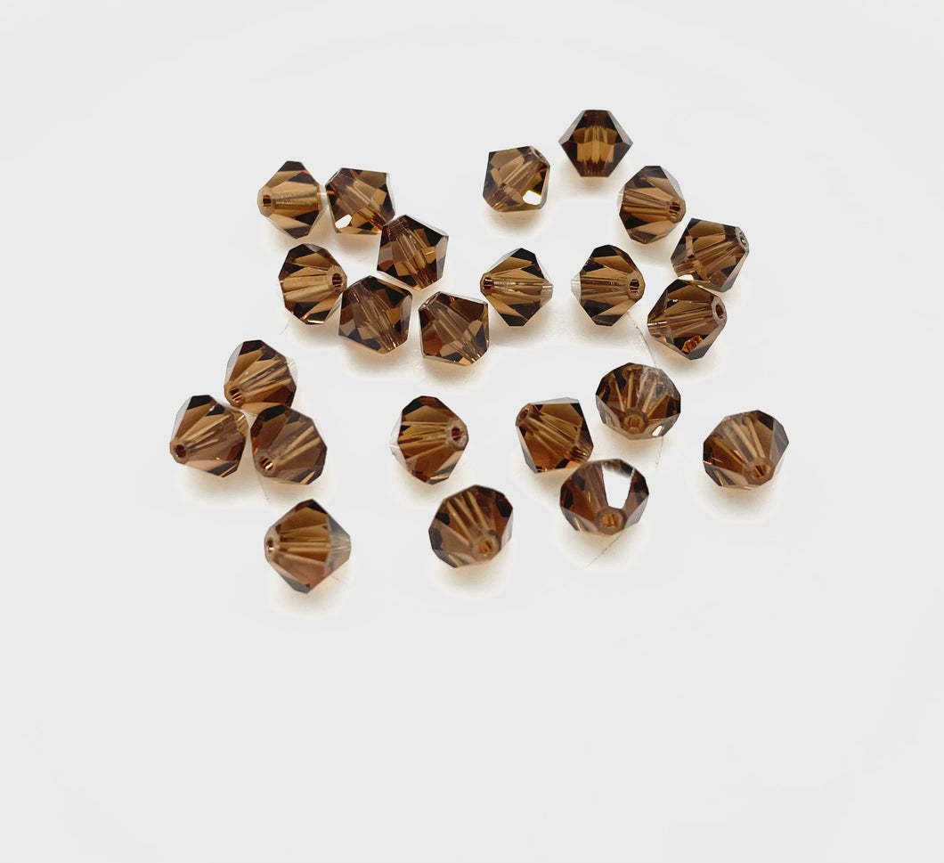 Bead Swarovski Crystals | 6mm | ST-01 #220 | Cafe Oscuro