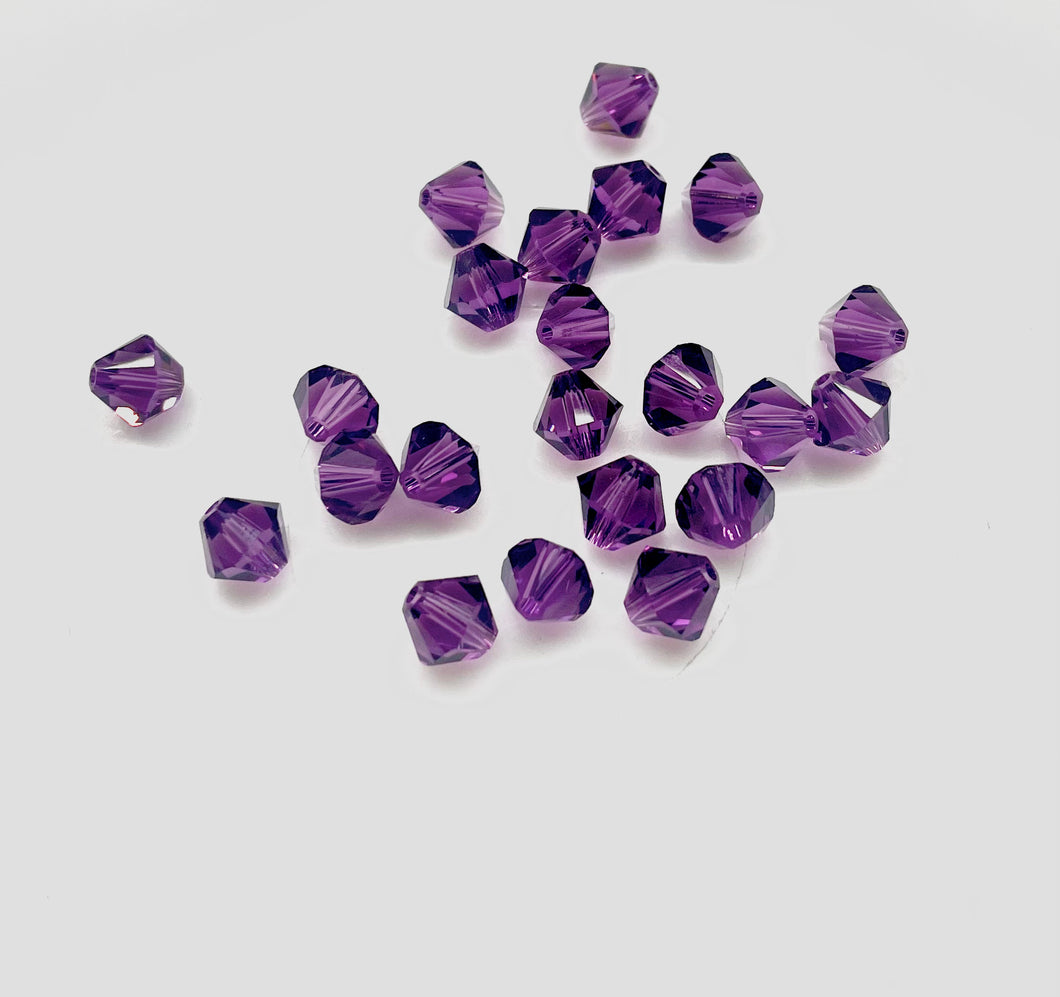 Bead Swarovski Crystals | 6mm | ST-02 #204 | Amatista