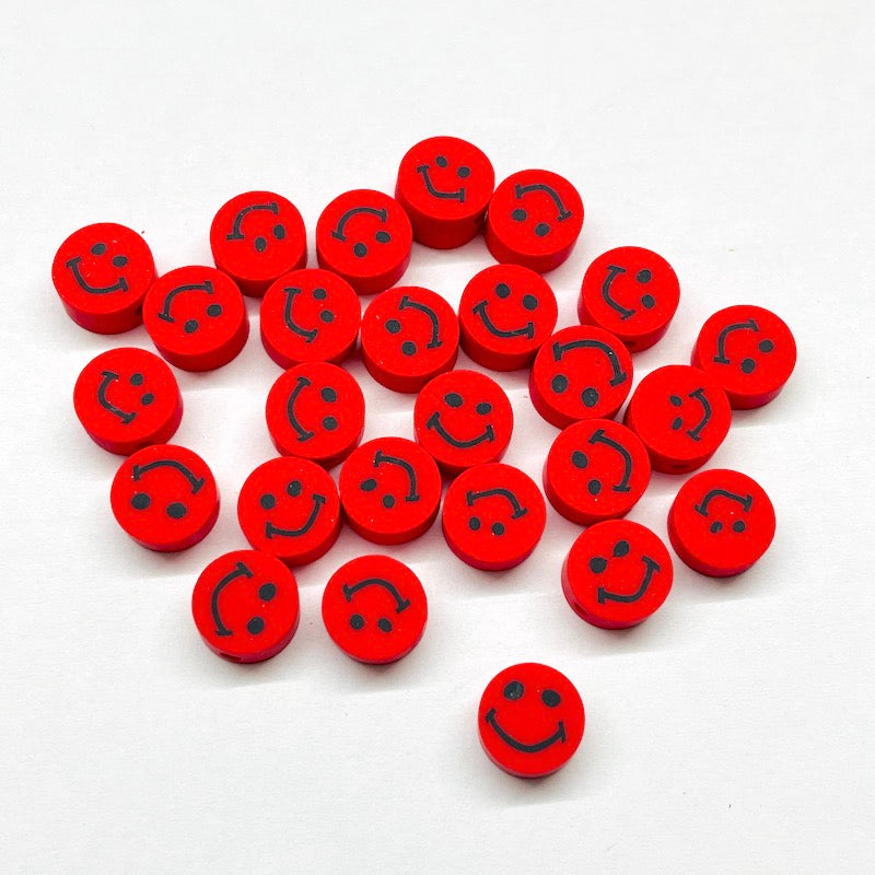 Fimo Figuras | Carita Feliz | Rojo | 10gr