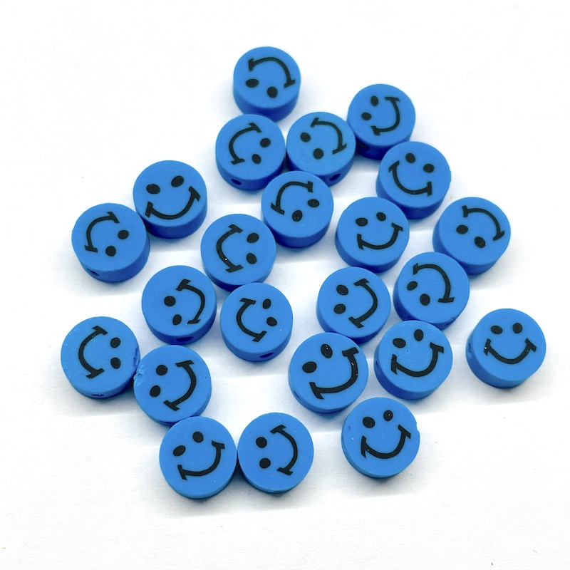 Fimo Figuras | Carita Feliz | Azul | 10gr