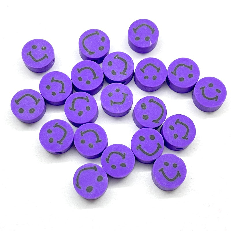 Fimo Figuras | Carita Feliz | Morado | 10gr