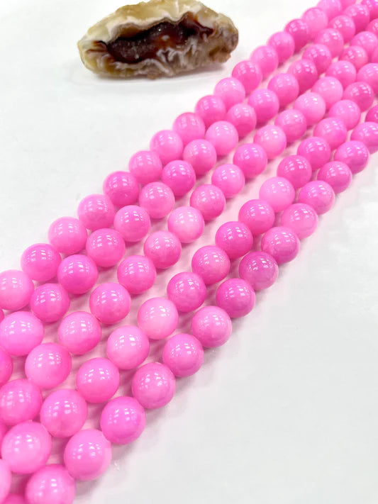 AGATA LISA | 6MM | ROSADO FLUOR