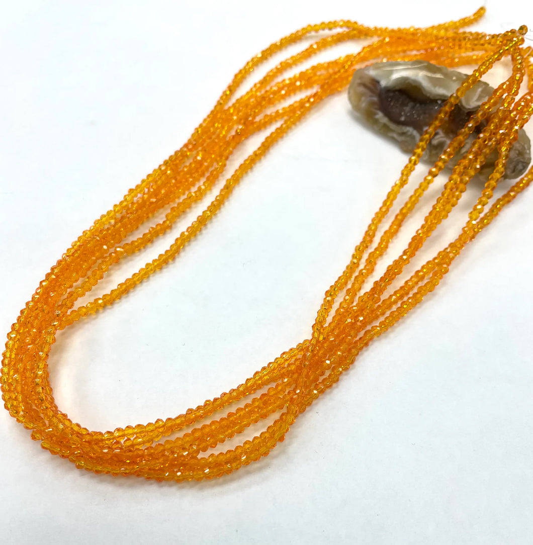 CRISTAL CHATO | 2MM | NARANJA TRASLUCIDO