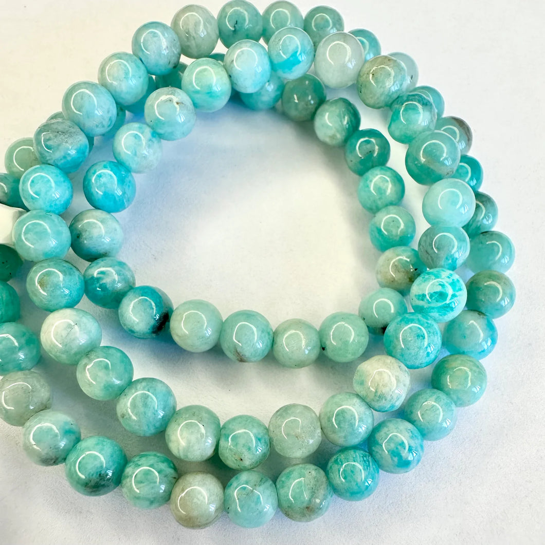 AMAZONITA AQUA | CLASE A | 5.5MM