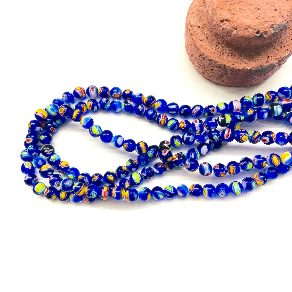 MURANO | REDONDO | 6MM | AZUL