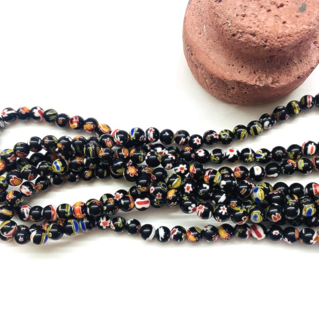 MURANO | REDONDO | 6MM | NEGRO