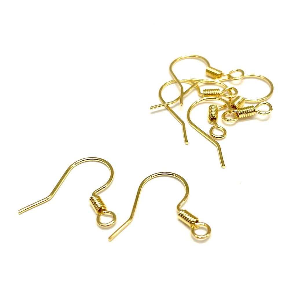 GANCHO DE ARO | BAÑO DE ORO 24K | 15MM | (C8-71)