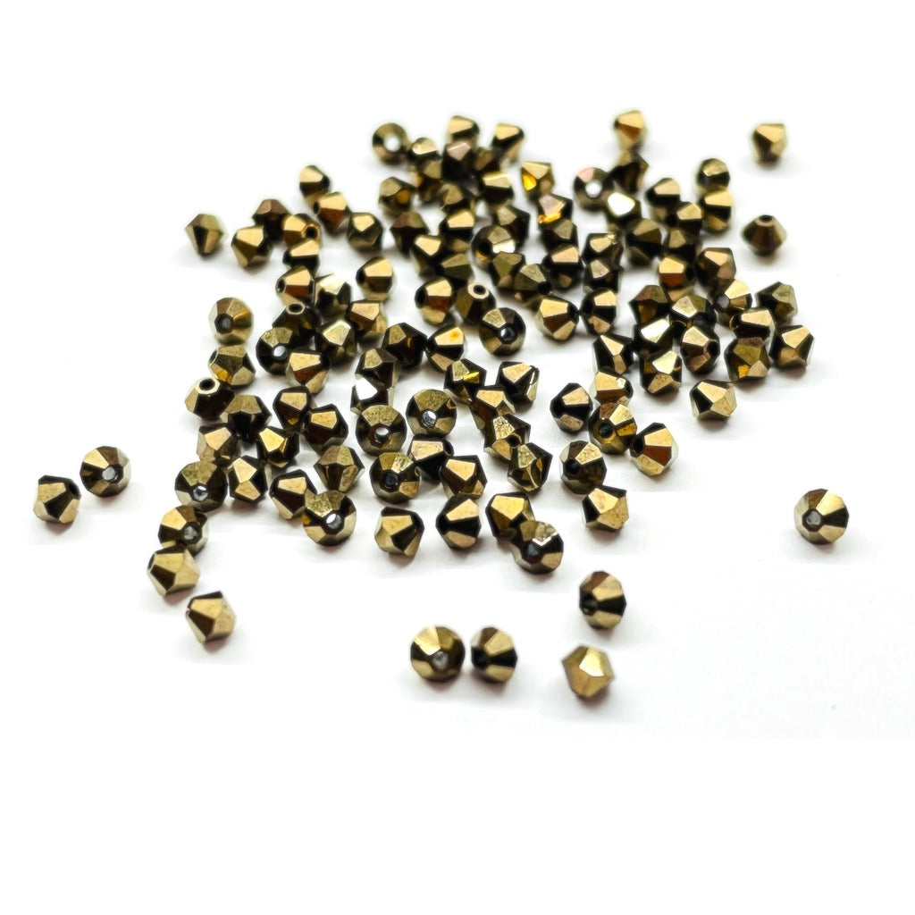 Bead Swarovski Crystals | 3mm | SmT-01 #004 | Bronce Metalizado