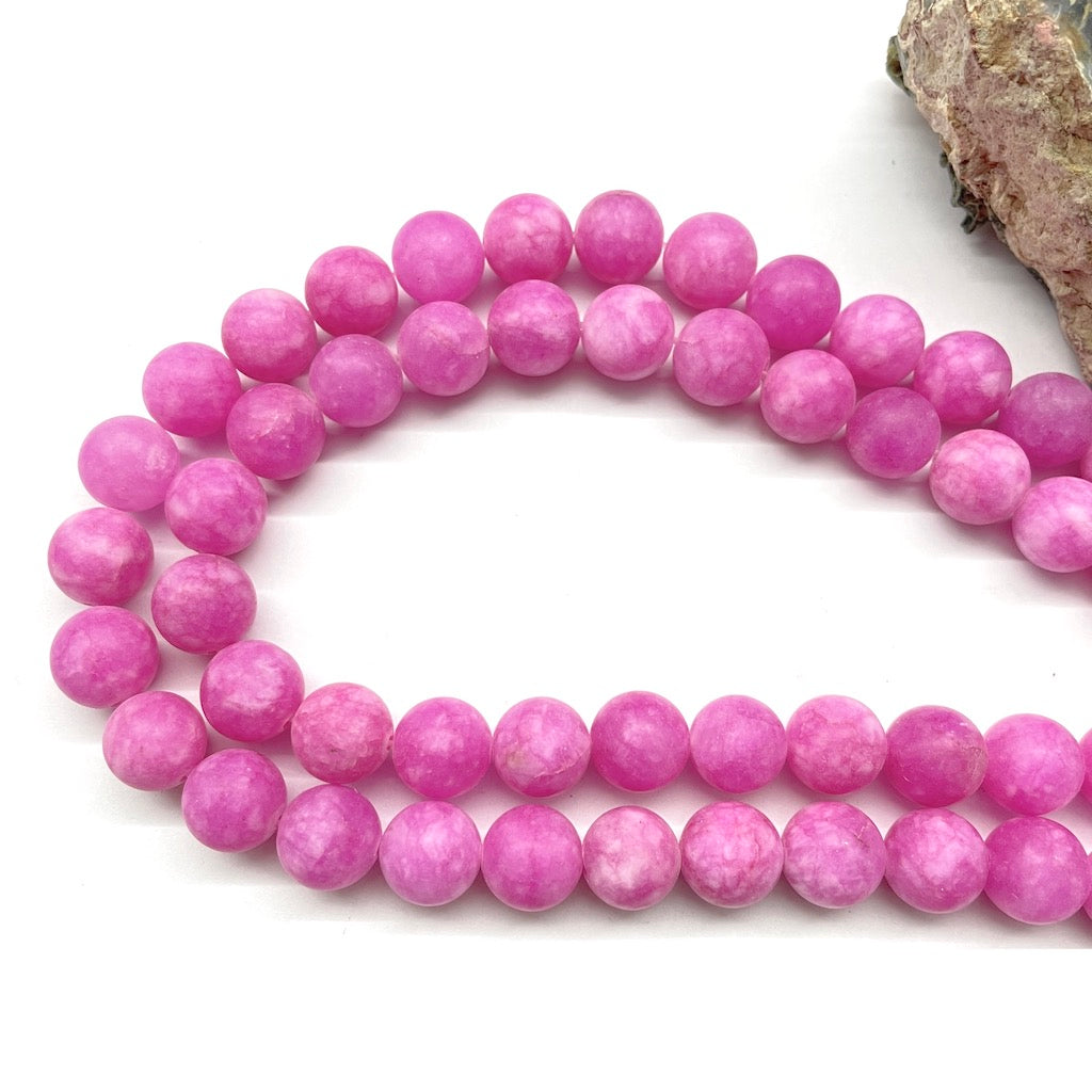 AGATA MATTE | 10MM | FUCSIA