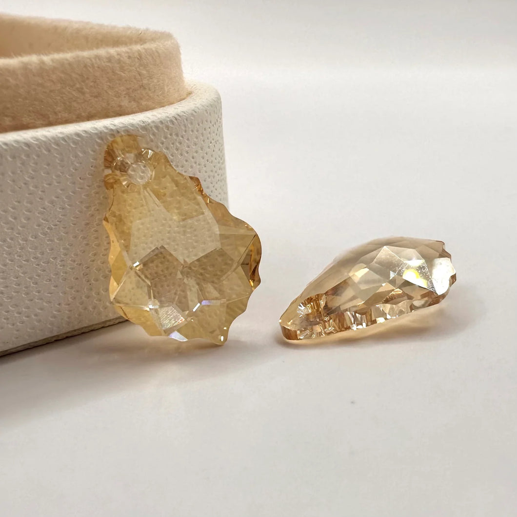 Swarovski Elements Barroco | 16x11mm | GOLDEN SHADOW