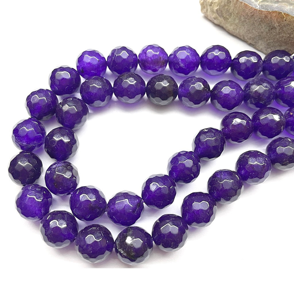 AGATA FACETADA | 12MM | MORADO