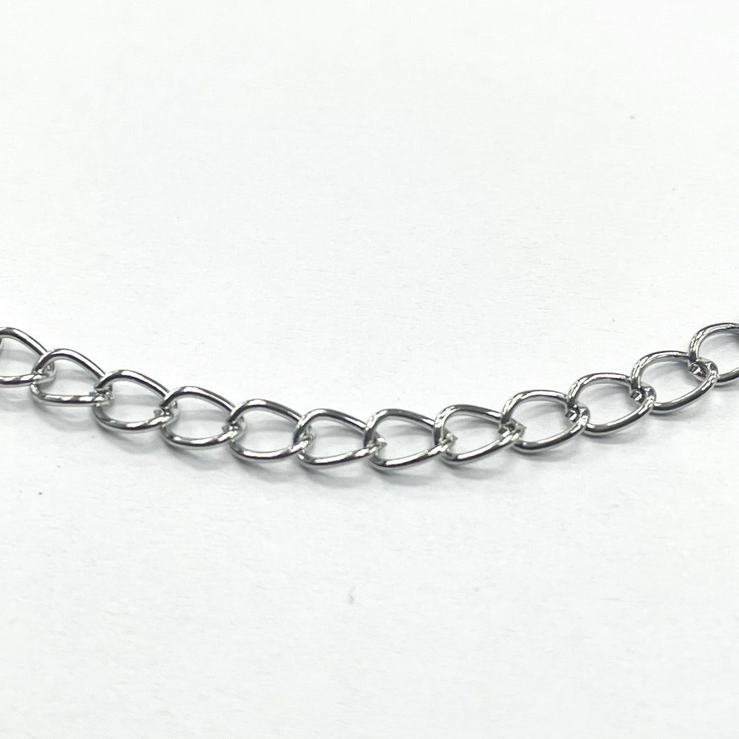 CADENA FANTASIA | ALARGUE | 4MM | PLATEADO (HH-3726)