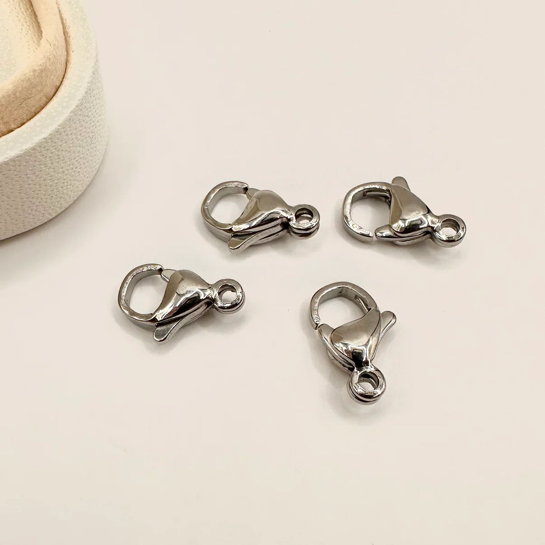 ACCESORIOS ACERO | BROCHE MOSQUETON | 13MM | 4 UNDS