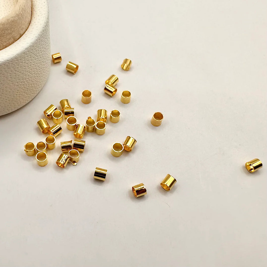 ESCALACHIN | BAÑO DE ORO | 2MM | 20 UNIDADES