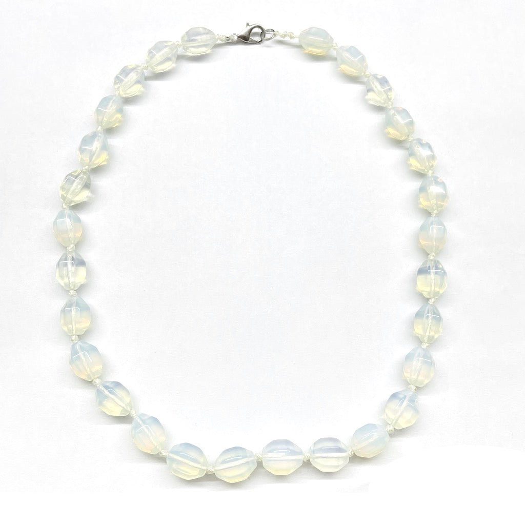 COLLAR DE PIEDRA | NUGGUET | PIEDRA LUNA | 10MM