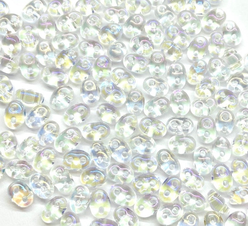 TWINS SUPERDUO | PRECIOSA | 20GRS | 5X4MM | TRASLUCIDO TORNASOL | C2-16