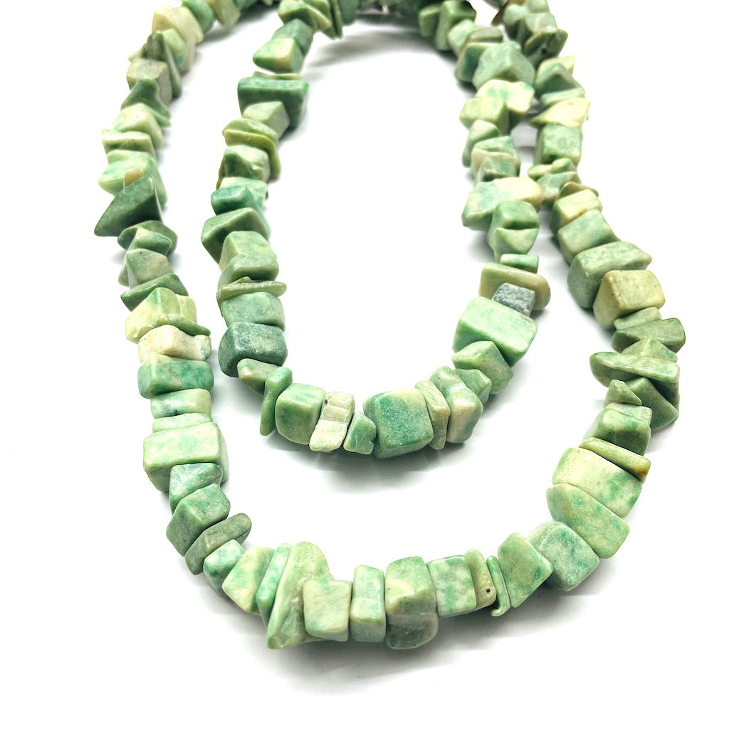 PIEDRA CHIPS | GRANDE | JASPE VERDE MOTEADO